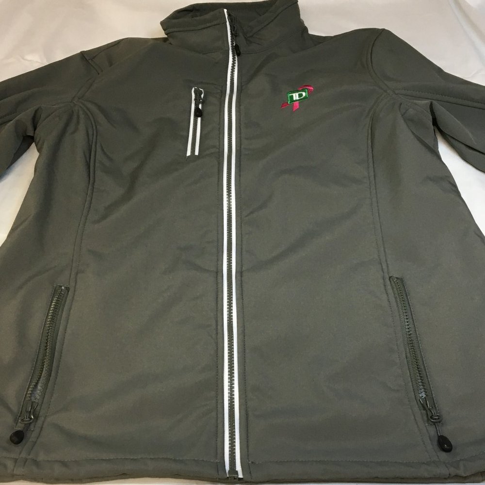 New! Jacket Windbreaker by Clique Full Zip Gray Slate Size XL -  Never worn LS